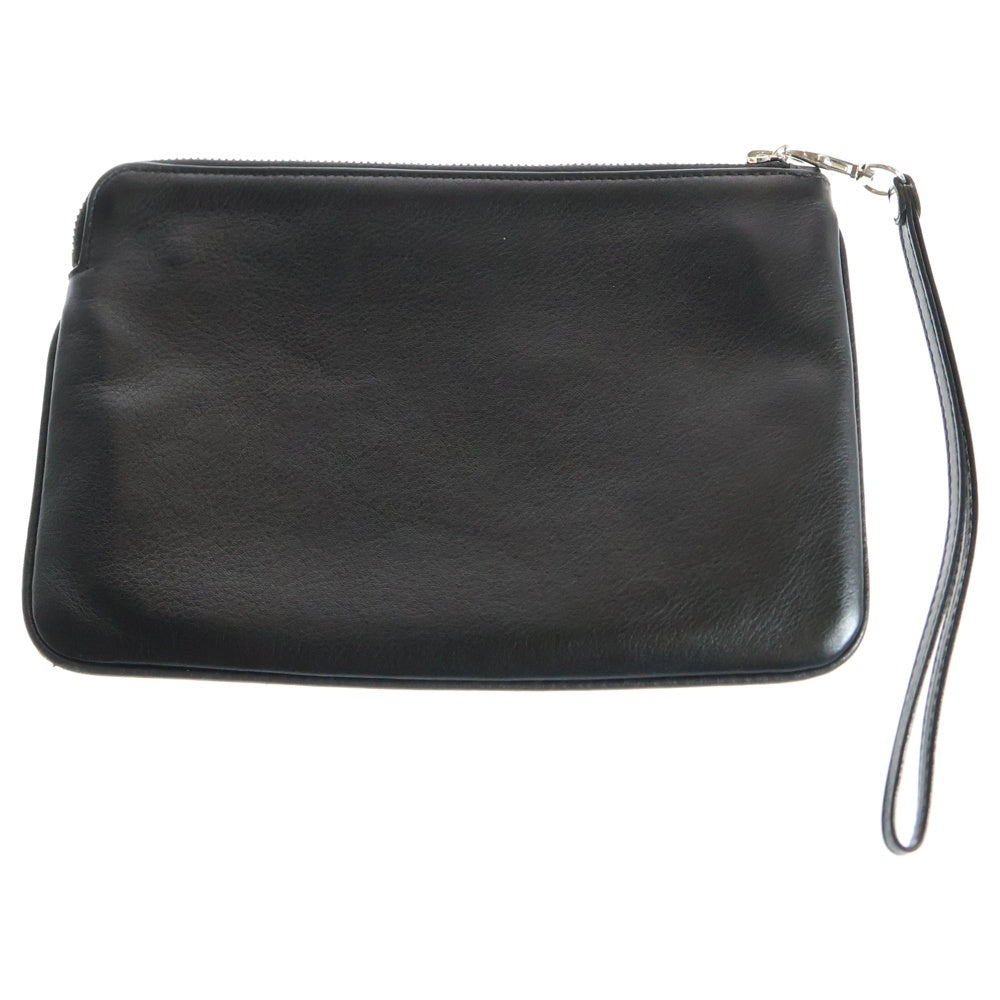 BALENCIAGA(バレンシアガ) EVERYDAY エブリデイ レザー ロゴプリントポーチ ブラック 492465