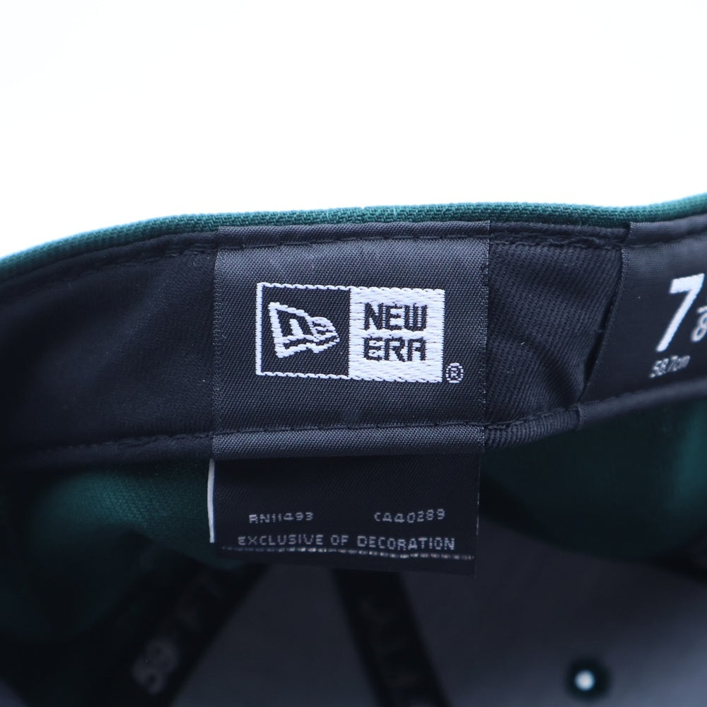 NEW ERA(ニューエラ) 59FIFTY Classic Logo クラシックロゴ 刺?ベースボールキャップ グリーン