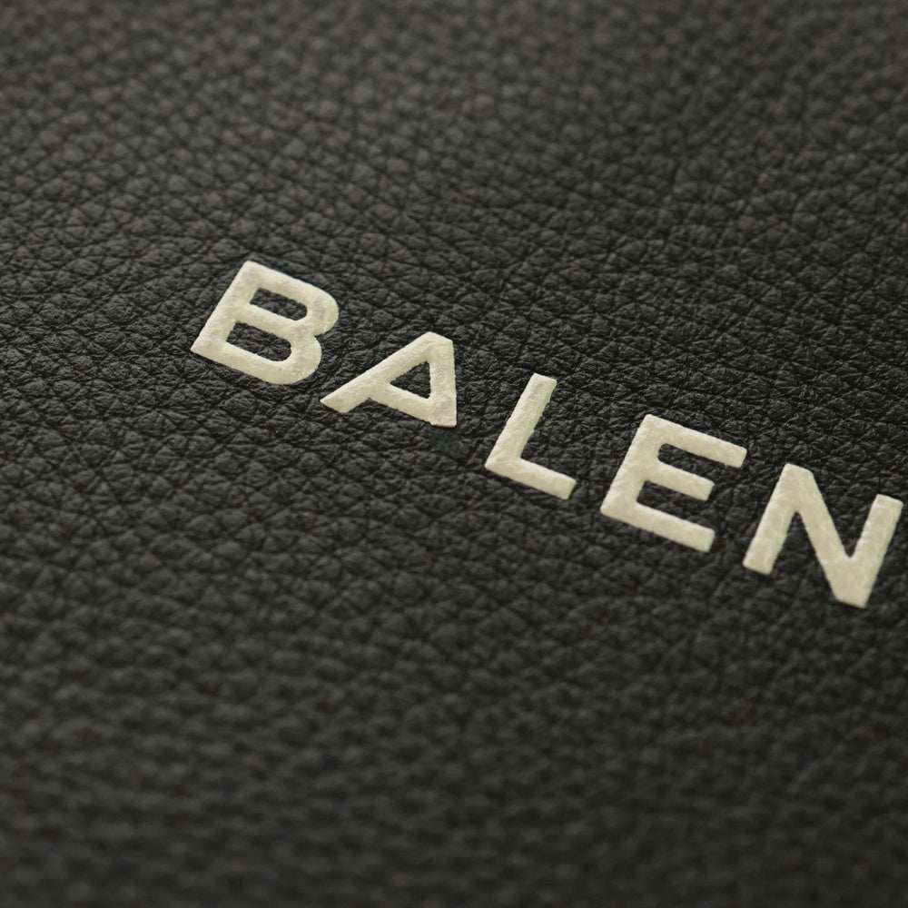 BALENCIAGA(バレンシアガ) エブリデイ ロゴ クラッチバッグ セカンドバッグ ケース ポーチ ブラック シルバー金具 レザー