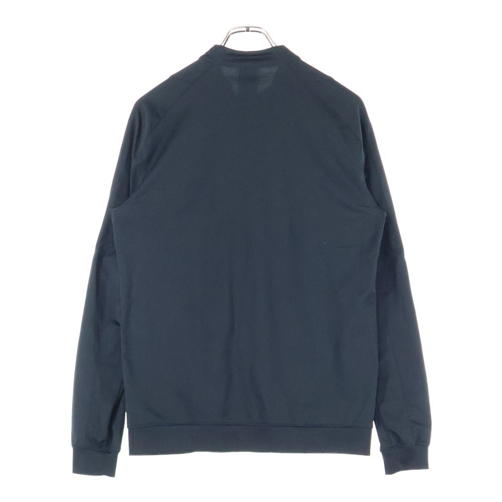 NIKE(ナイキ) スウォッシュロゴ刺繍 スタンドカラー ジップアップ ジャケット ブラック