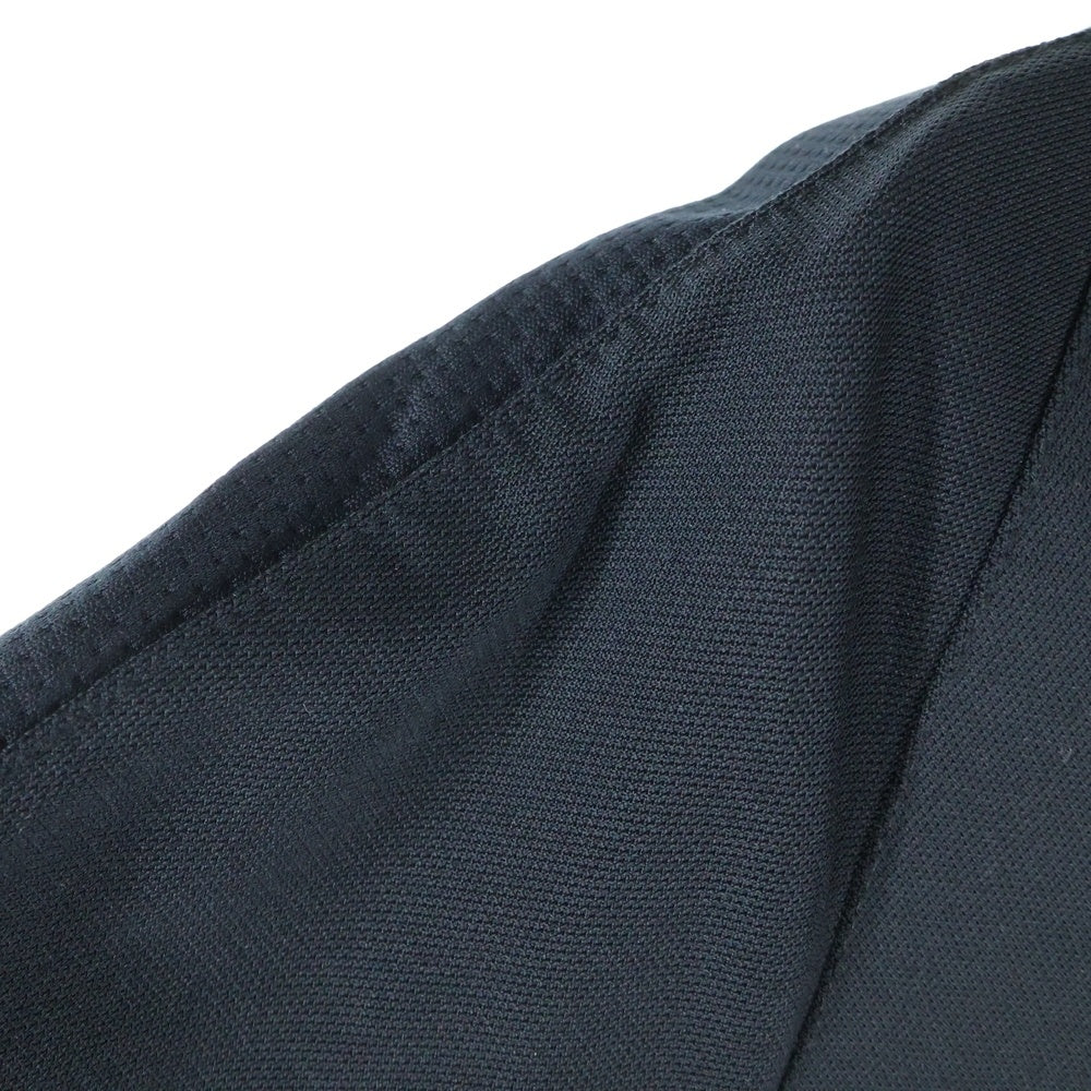 NIKE(ナイキ) スウォッシュロゴ刺繍 スタンドカラー ジップアップ ジャケット ブラック