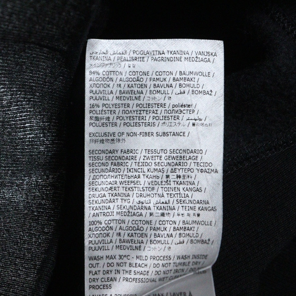 SUPREME(シュプリーム) 24SS ×MM6 Maison Margiela Foil Box Logo Hooded Sweatshirt メゾンマルジェラ ボックスロゴ スウェットプルオーバーパーカー ブラック