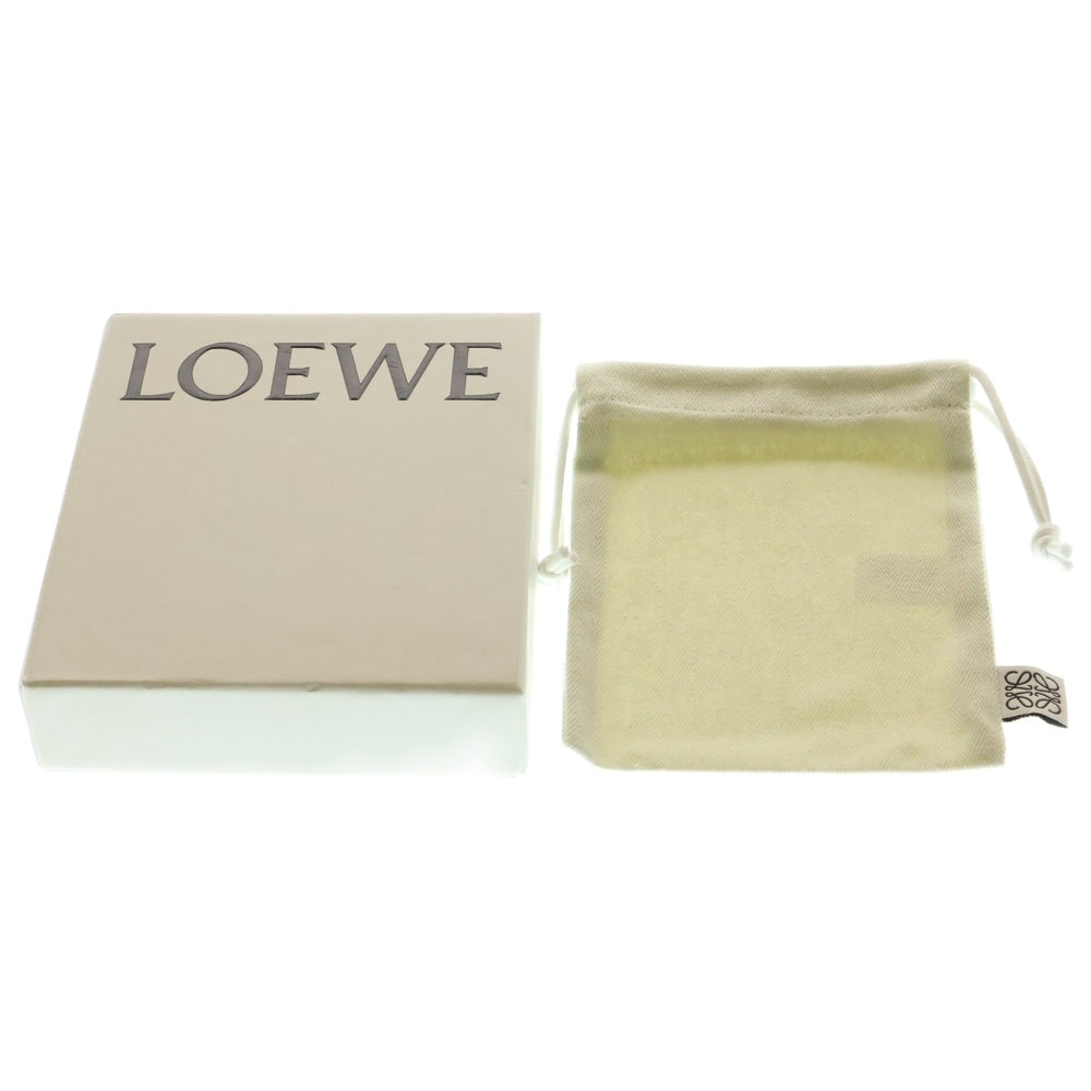 LOEWE(ロエベ) 24AW リチャードホーキンスコラボ アナグラム フラグメントケース カードケース ネオングリーン シルバー金具 レザー