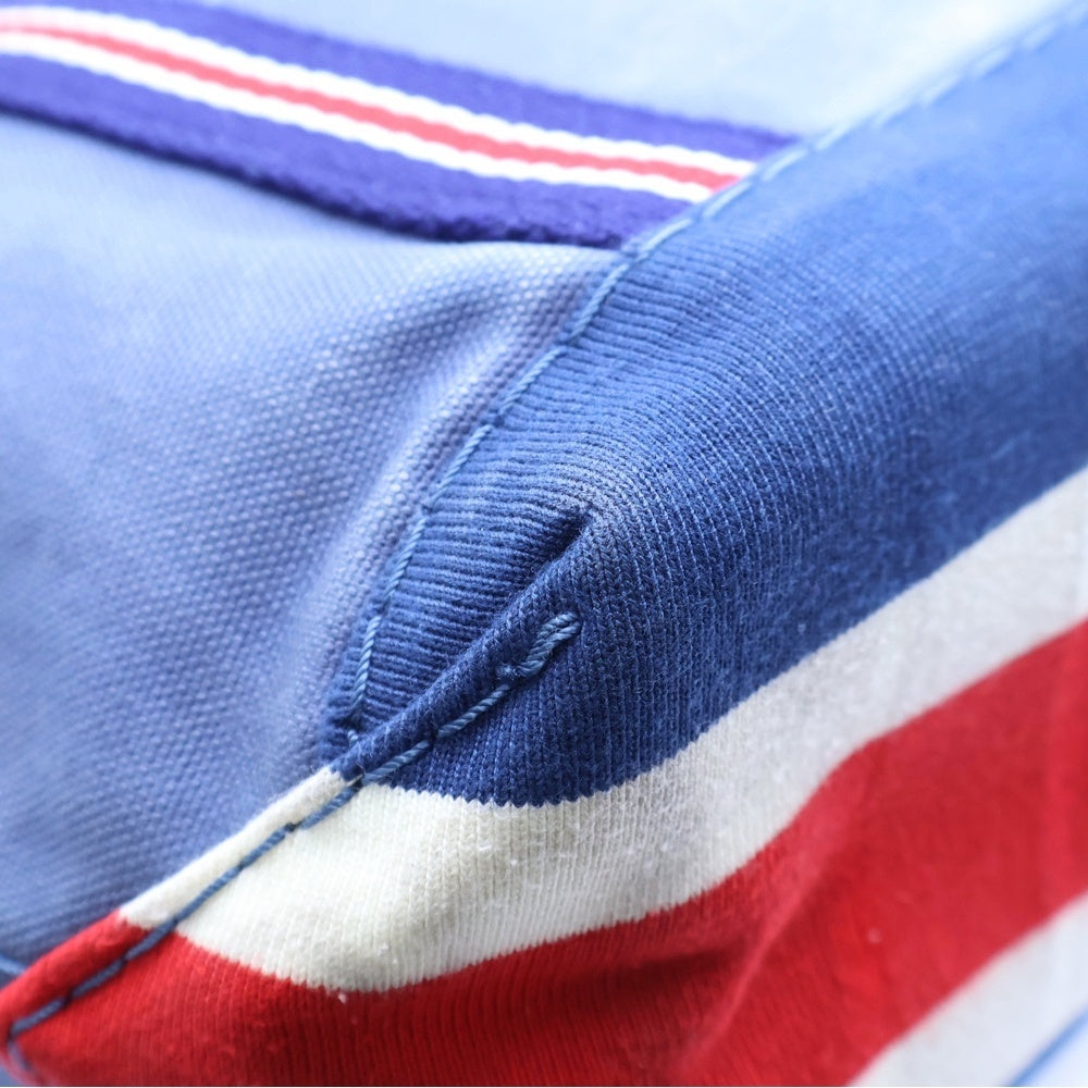 CAMPER(カンペール) ロゴ刺繍 キャンバス ハンド トートバッグ ブルー