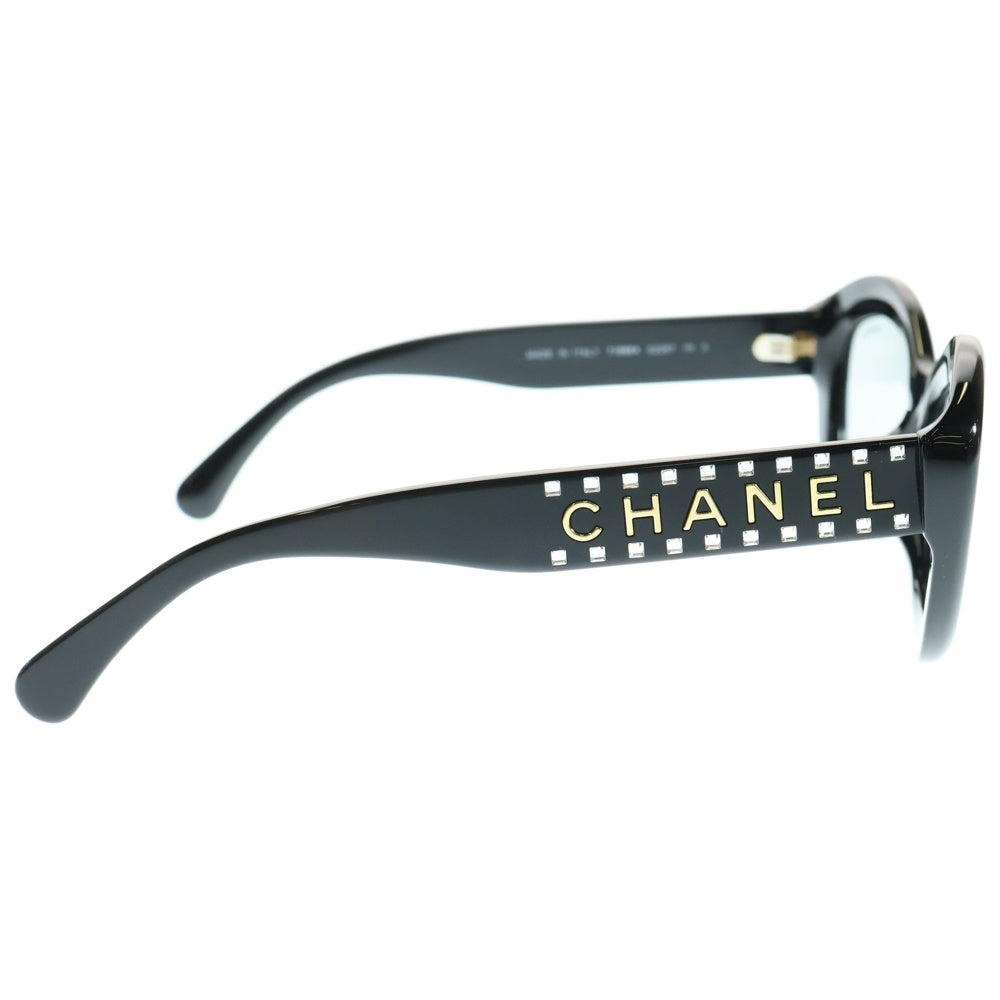 CHANEL(シャネル) キャッツアイシェイプ ロゴ サングラス ブラック