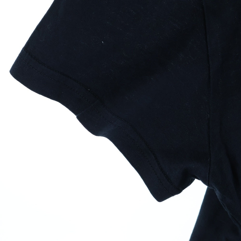 Dior HOMME(ディオールオム) BEE ワンポイント刺繍 Vネック 半袖Tシャツ カットソー ネイビー
