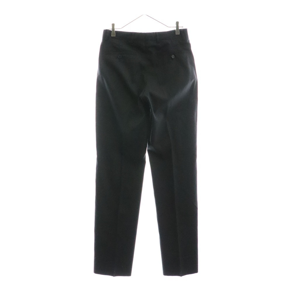EMPORIO ARMANI(エンポリオアルマーニ) ストライプ柄セットアップ ウールジャケット スラックスパンツ ブラック