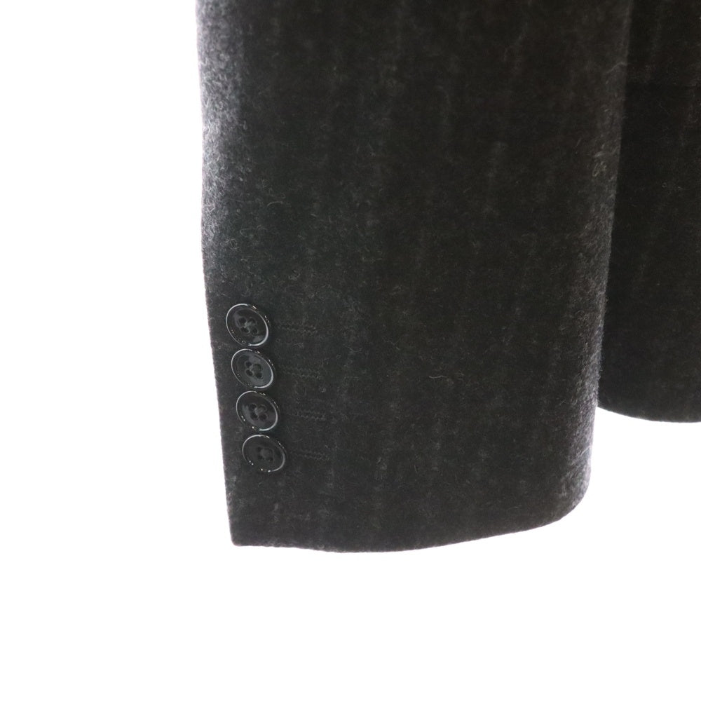 DOLCE & GABBANA(ドルチェアンドガッバーナ) チョークストライプ総柄 ウール 2B テーラードジャケット グレー G2AV2T/FR2PN