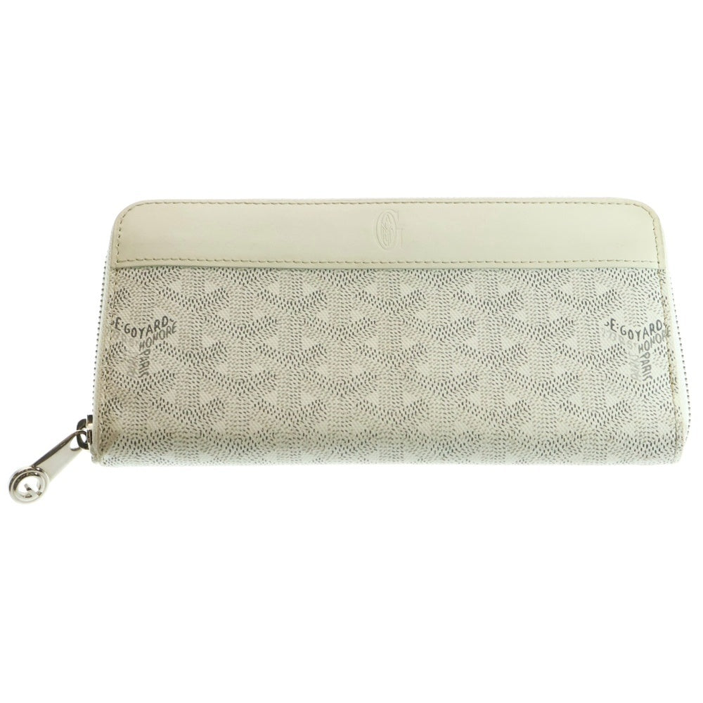 GOYARD(ゴヤール) マティニョンGM ラウンドファスナーPVCロングウォレット 長財布 ホワイト