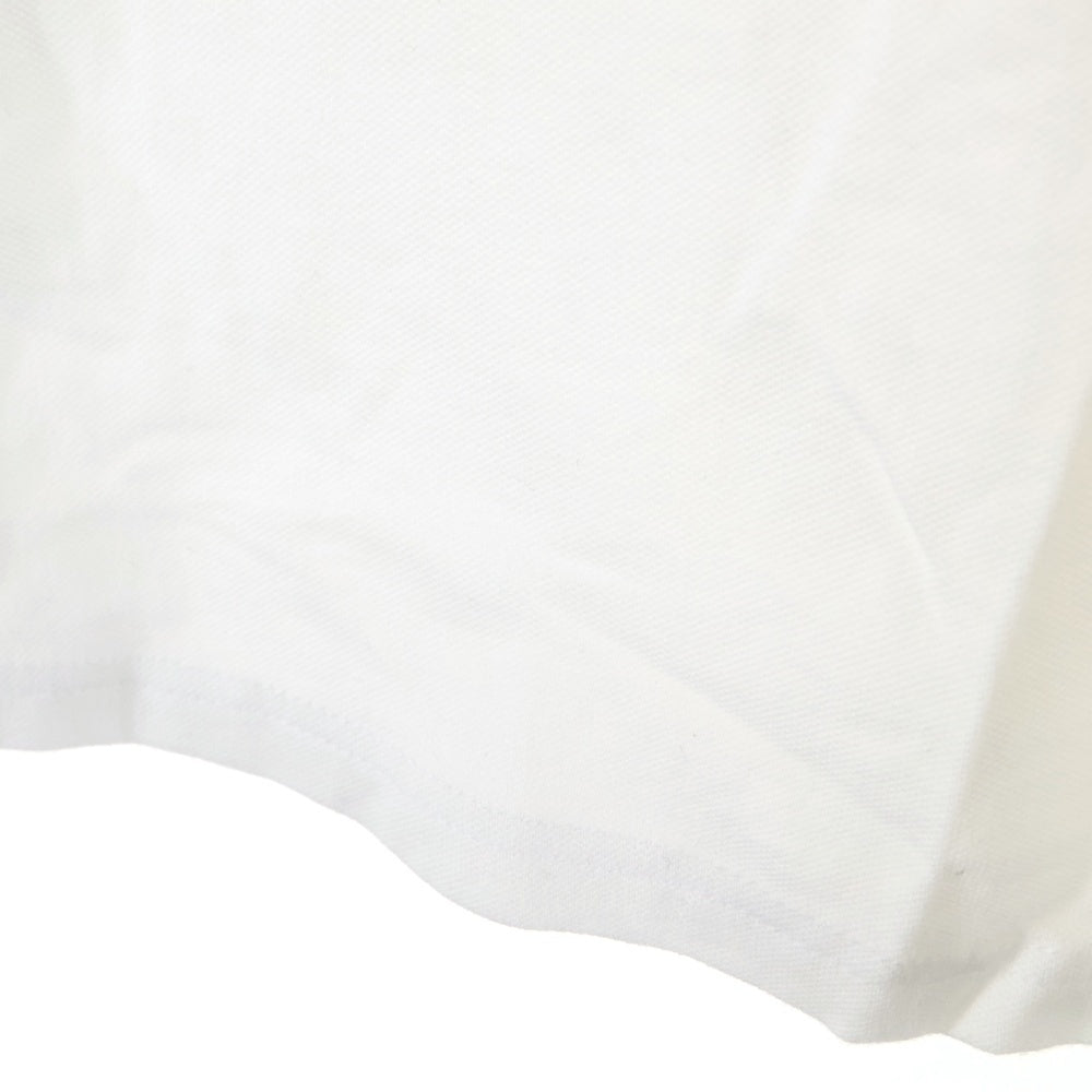 BURBERRY BLUE LABEL(バーバリーブルーレーベル) ロゴ刺繍 バーバリーチェック 襟付半袖ワンピース ホワイト レディース