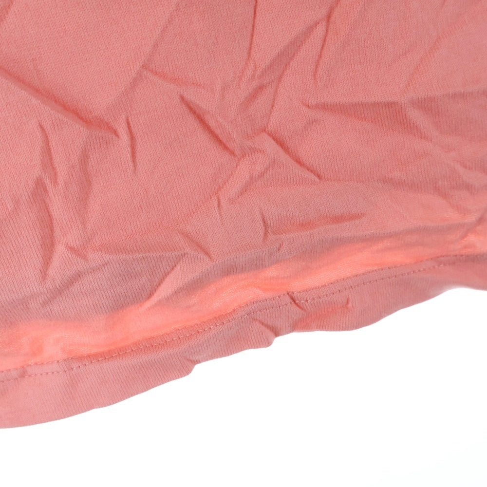 BURBERRY BLUE LABEL(バーバリーブルーレーベル) ロゴ刺? バーバリーチェック リボンデザイン7分丈カットソー Tシャツ ピンク レディース