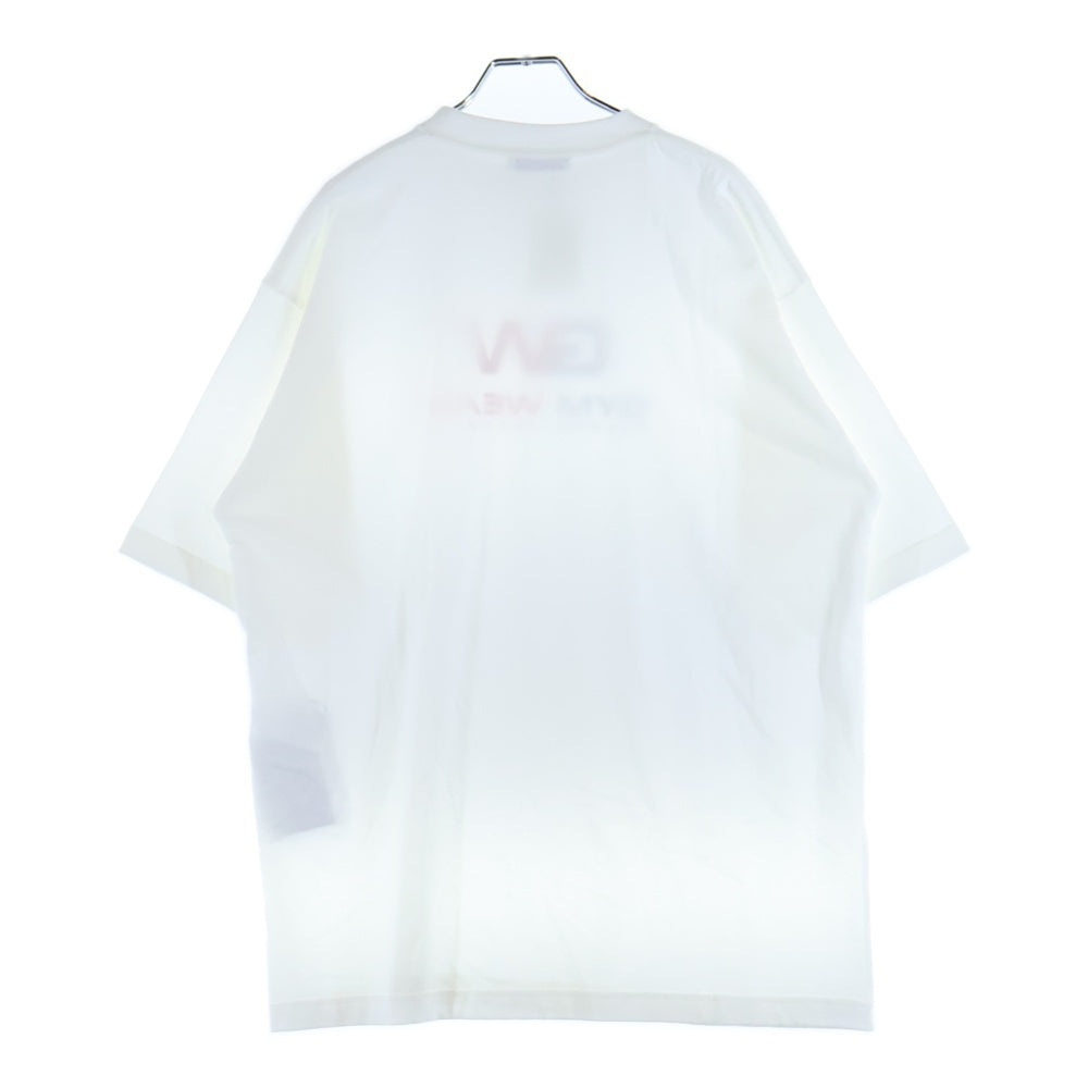 BALENCIAGA(バレンシアガ) 20SS GYM WEAR ジム ウェアー ロゴプリント クルーネック 半袖Tシャツ カットソー ホワイト 620941