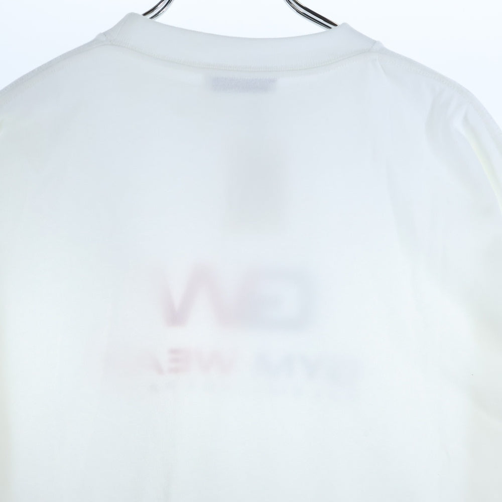 BALENCIAGA(バレンシアガ) 20SS GYM WEAR ジム ウェアー ロゴプリント クルーネック 半袖Tシャツ カットソー ホワイト 620941