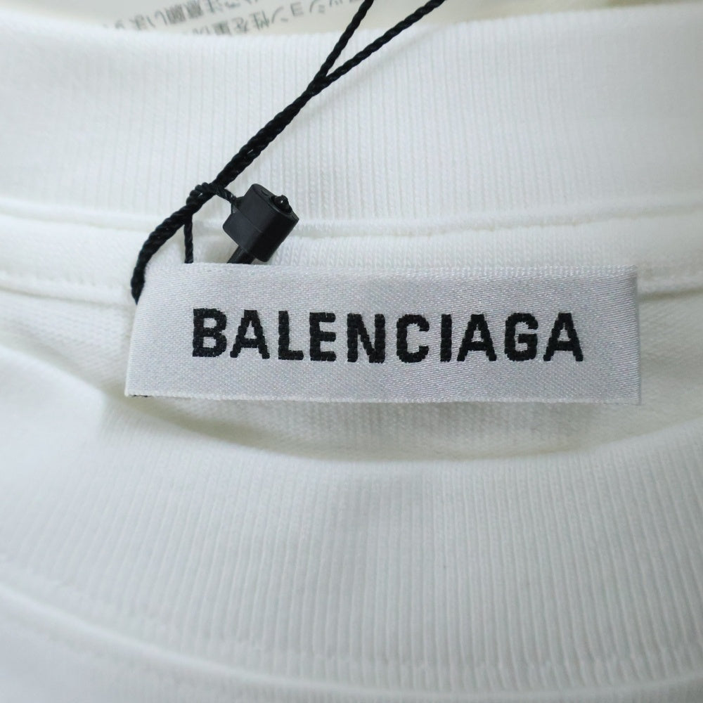 BALENCIAGA(バレンシアガ) 20SS GYM WEAR ジム ウェアー ロゴプリント クルーネック 半袖Tシャツ カットソー ホワイト 620941