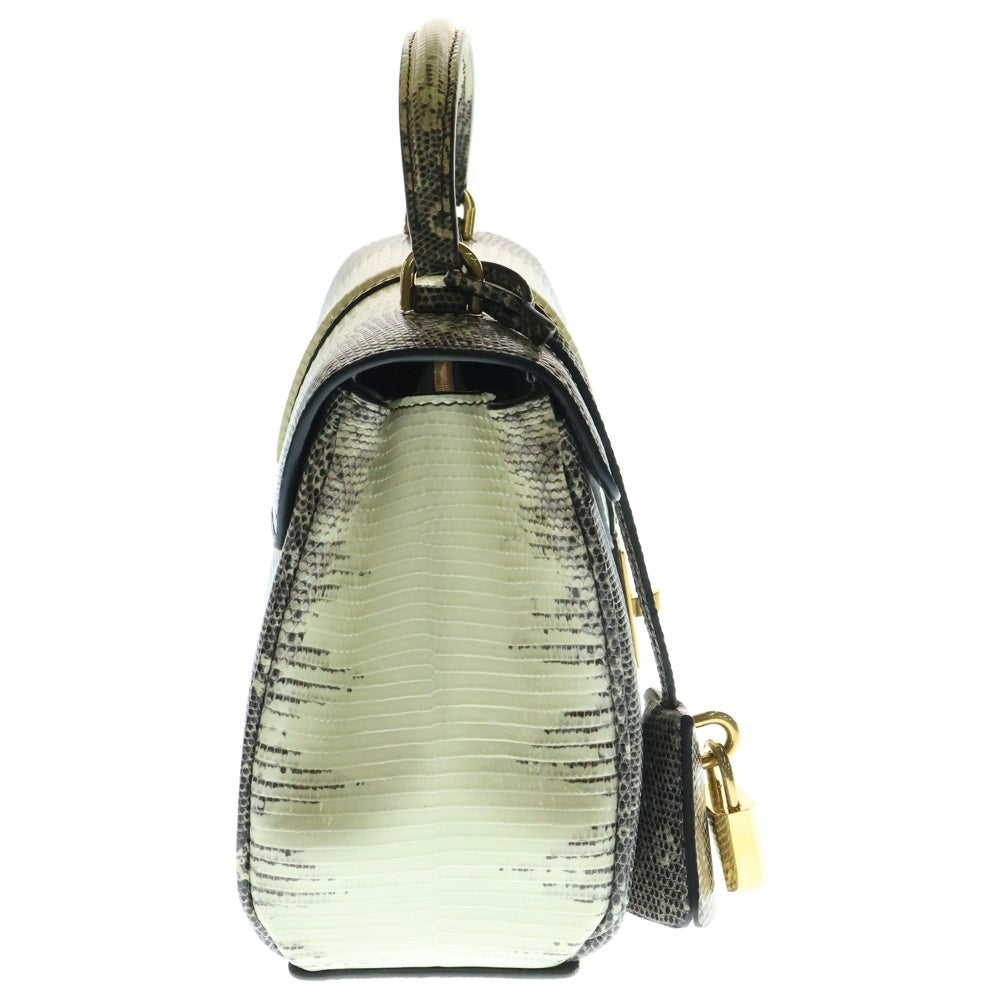 CELINE(セリーヌ) セーズ ミニ16 レザー 2WAY ハンド ショルダーバッグ ゴールド金具 ホワイト/アイボリー
