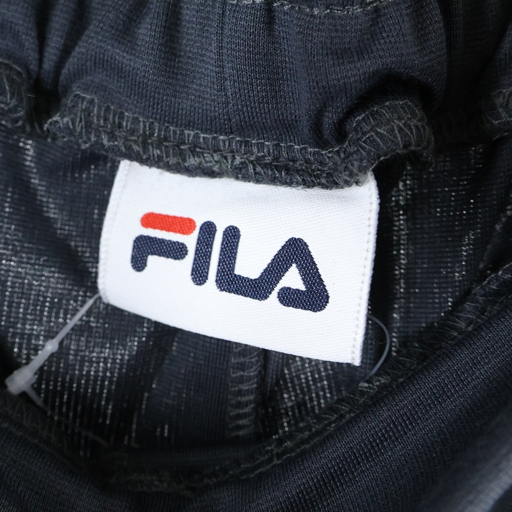FILA(フィラ) ロゴ刺繍 パンツ グレー