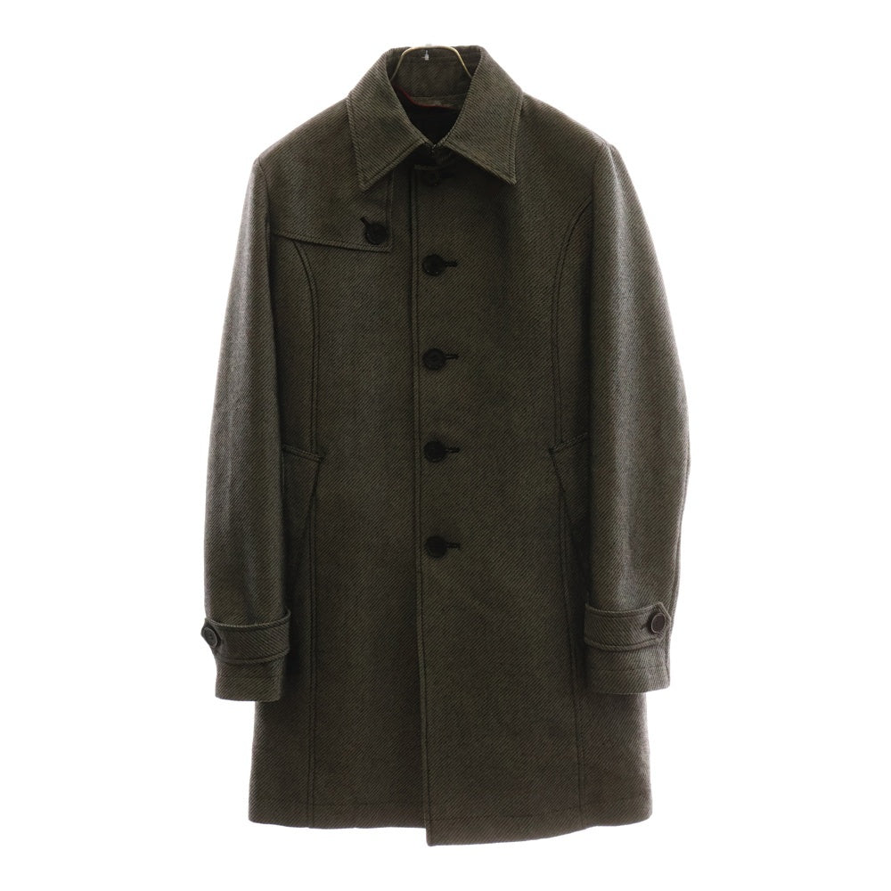 MORGAN HOMME(モルガンオム) ステンカラーコート グレー