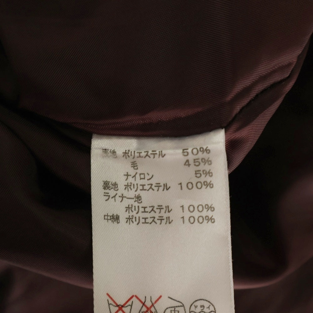 MORGAN HOMME(モルガンオム) ステンカラーコート グレー