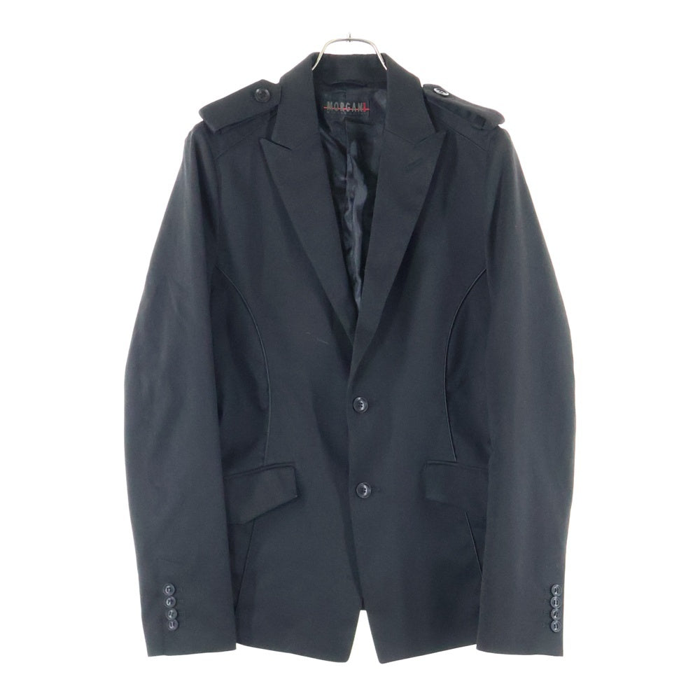 MORGAN HOMME(モルガンオム) 2Bテーラードジャケット ブラック