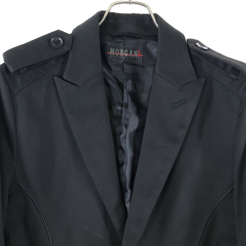 MORGAN HOMME(モルガンオム) 2Bテーラードジャケット ブラック