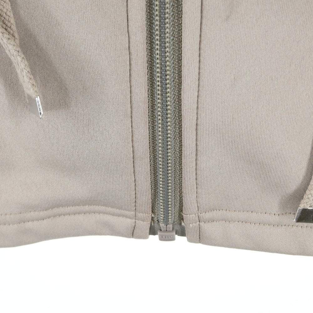 FILA(フィラ) ロゴ刺繍ジップノースリーブ ブルゾン ベスト ベージュ