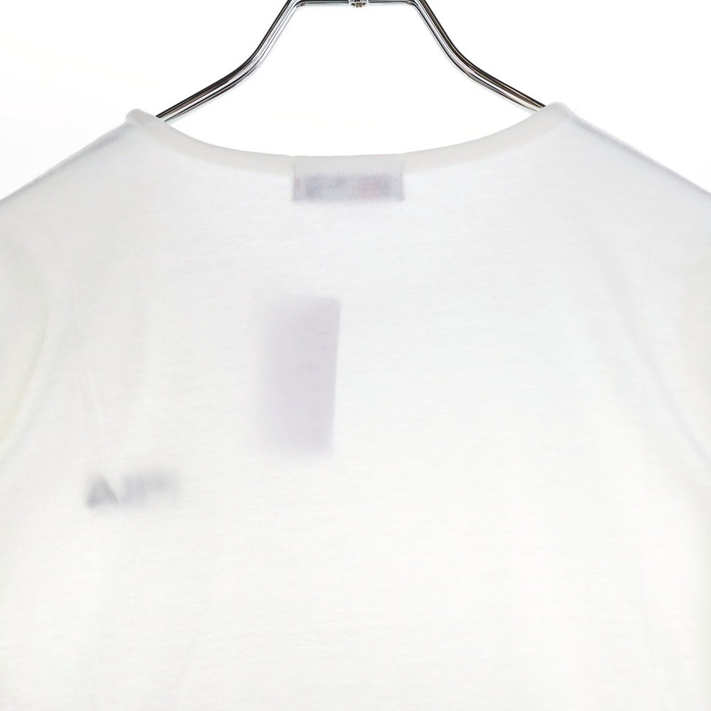 FILA(フィラ) ロゴ刺繍 長袖 Tシャツ ホワイト