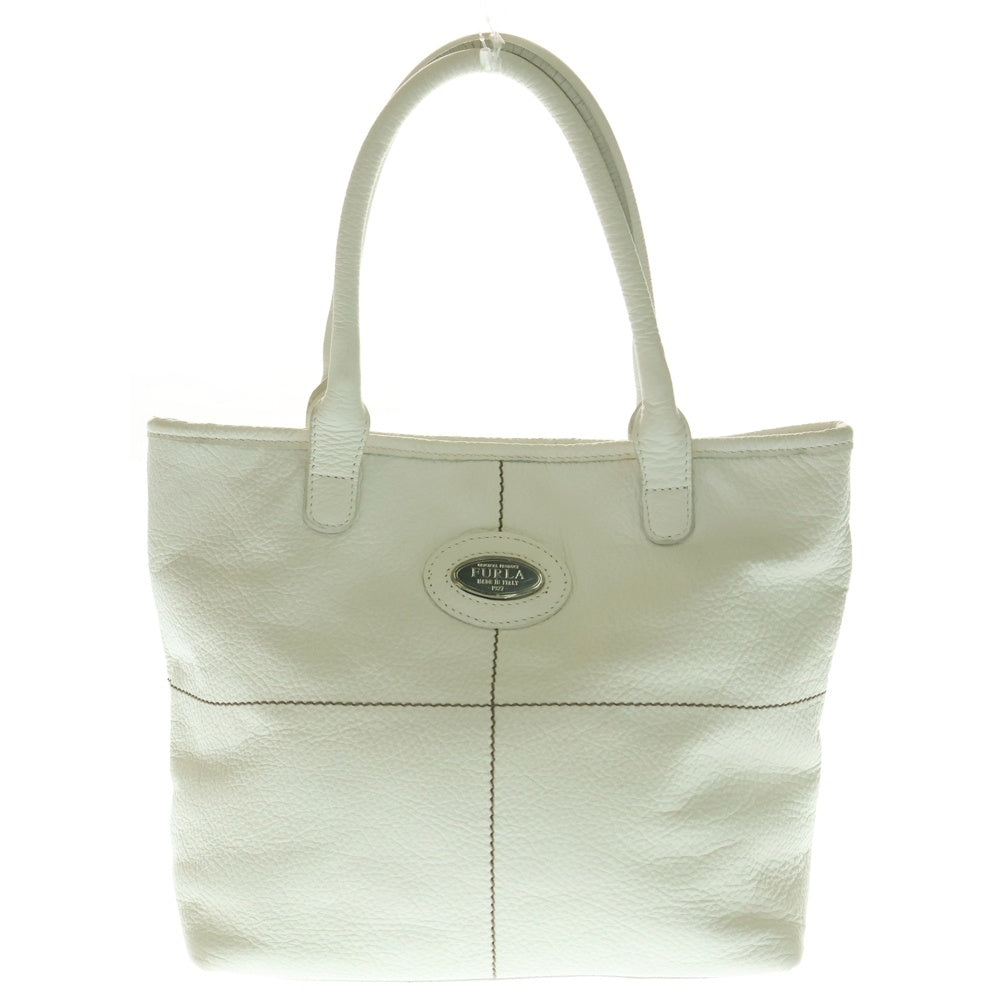 FURLA(フルラ) ハンドバッグ ミニトートバッグ ホワイト レザー