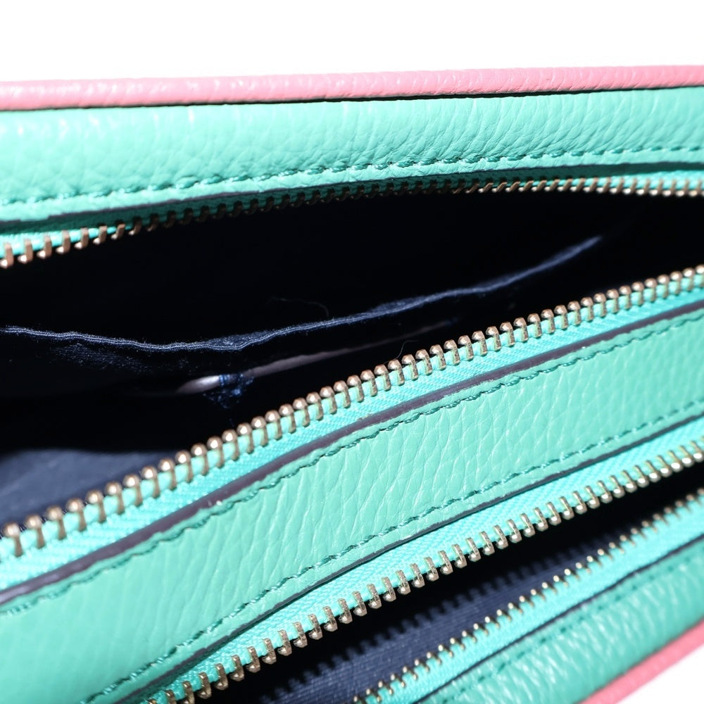 COACH(コーチ) ネームタグ付 ロゴレザーショルダーバッグ マルチカラー F72704