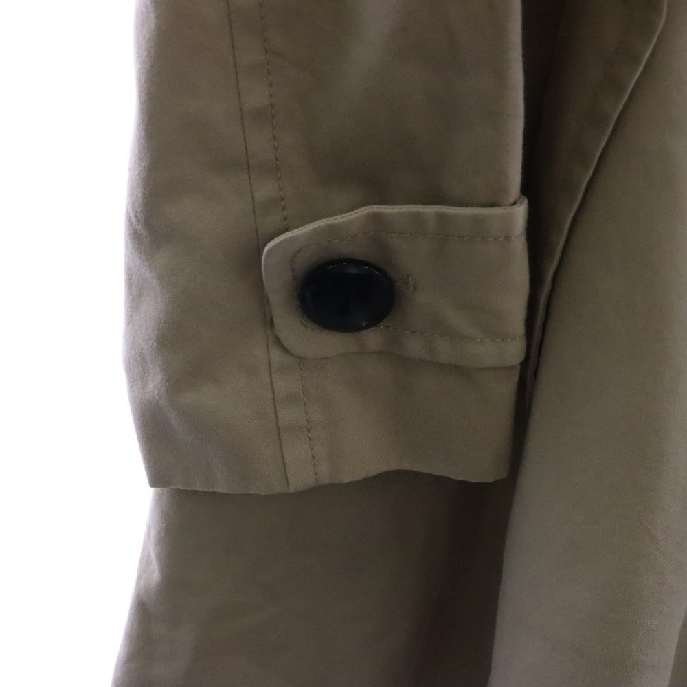 Kate Spade(ケイトスペード) 裏地ロゴ総柄 ベルト付エポレットトレンチコート ベージュ