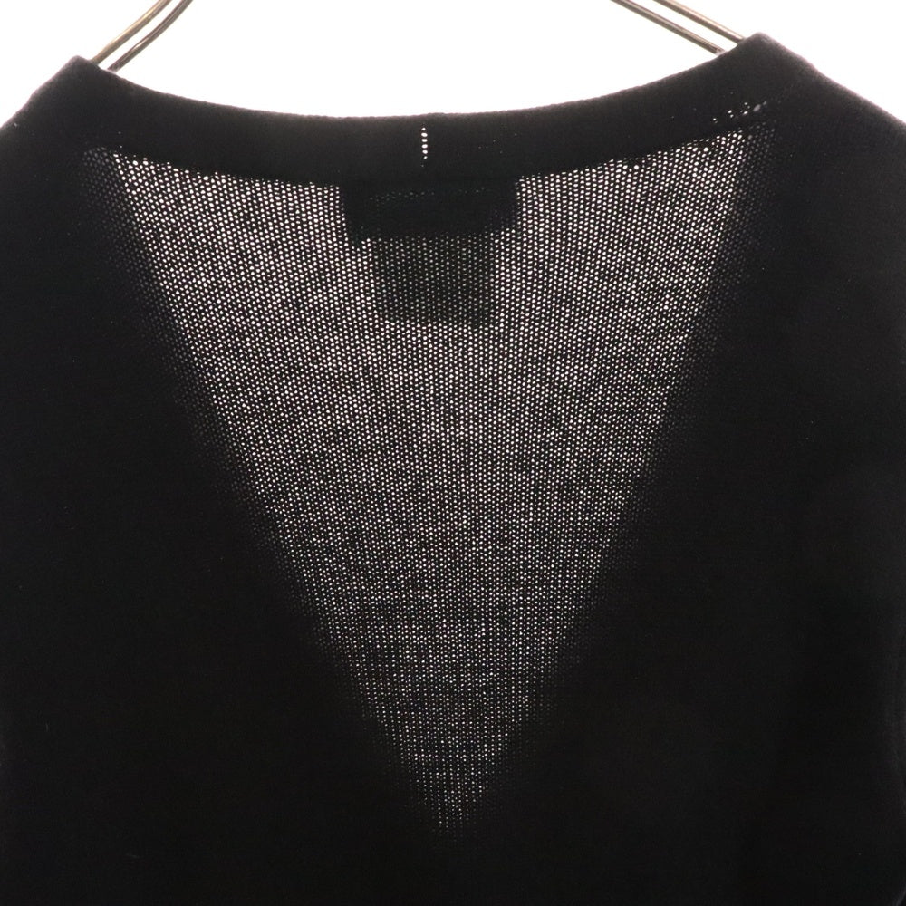CHANEL(シャネル) 00AW スクエアココマークボタン カシミヤニット ロング カーディガン ブラック レディース P16698W02694