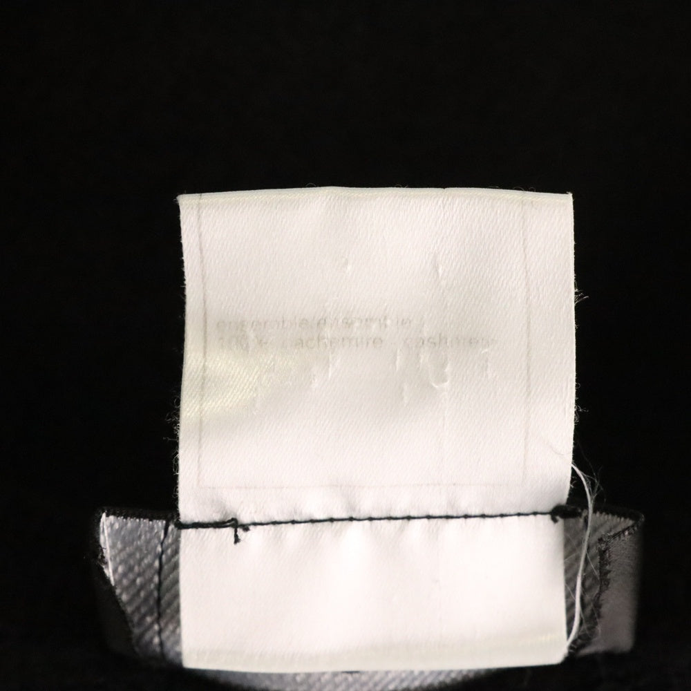 CHANEL(シャネル) 00AW スクエアココマークボタン カシミヤニット ロング カーディガン ブラック レディース P16698W02694