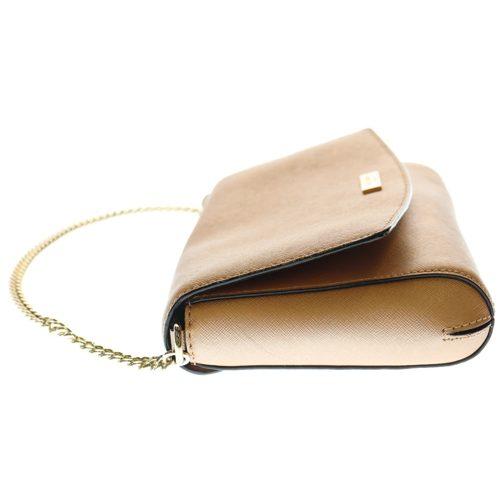 Kate Spade(ケイトスペード) ショルダーバッグ ミニバッグ メタリックオレンジ レザー