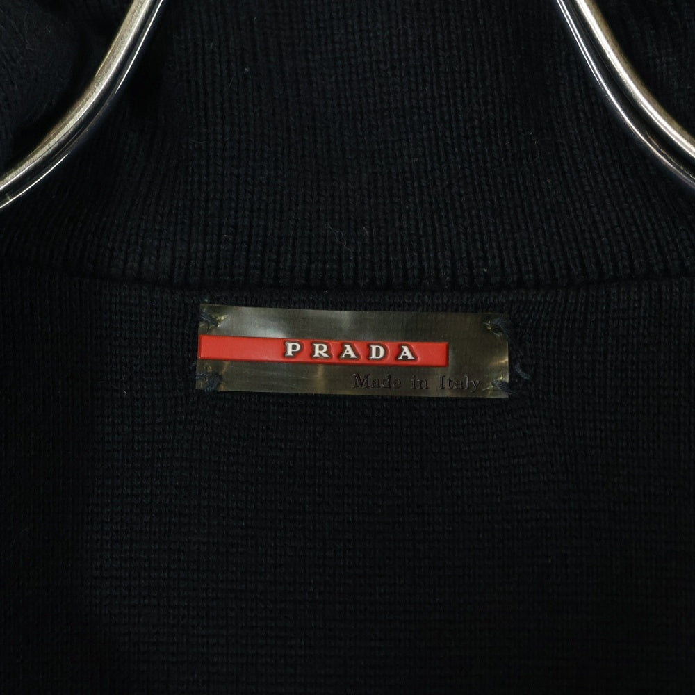 PRADA SPORT(プラダ スポーツ) ロゴ ナイロンフィールドジャケット ブルゾン ブラック RN98339 CA34767