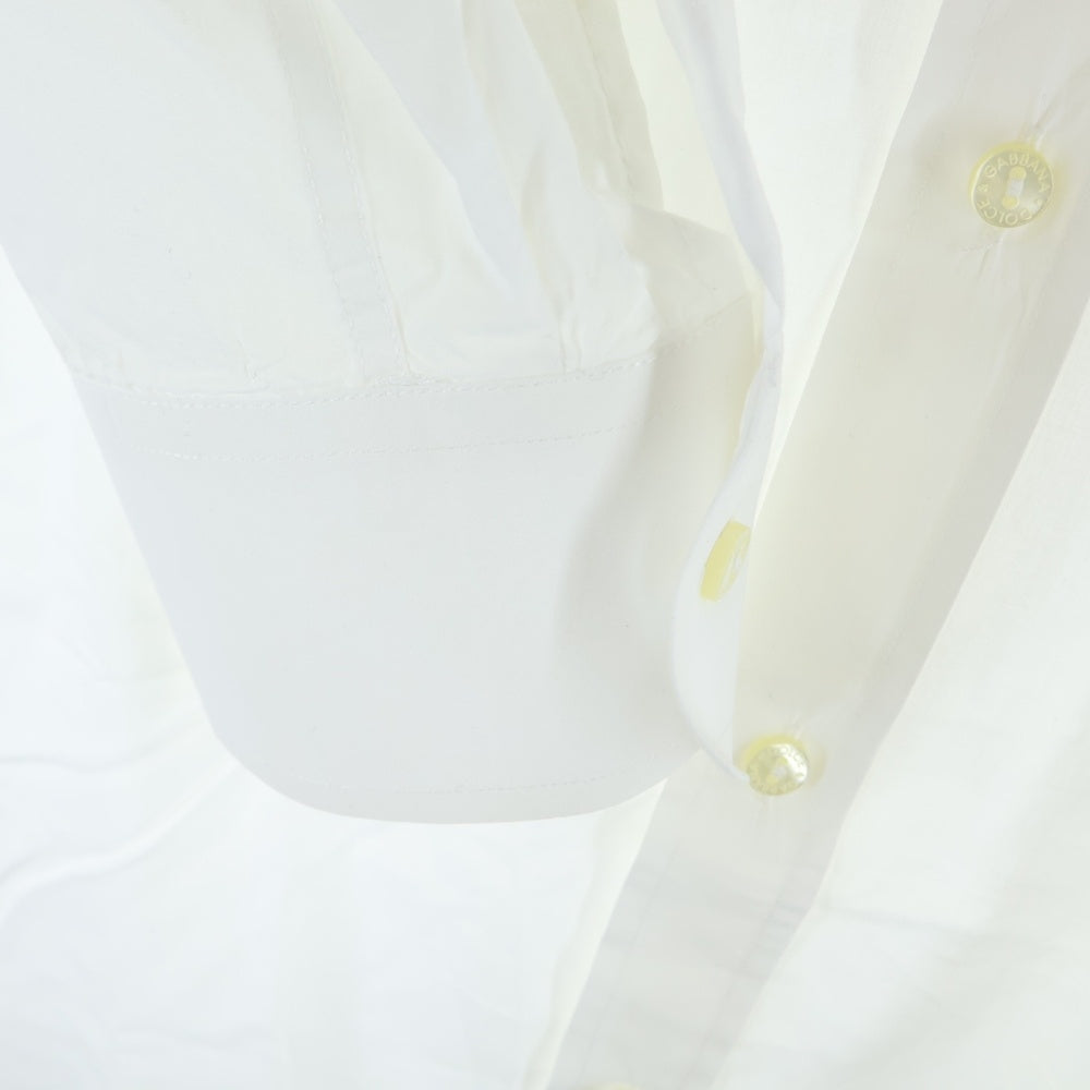 DOLCE & GABBANA(ドルチェアンドガッバーナ) 長袖ドレスシャツ ホワイト