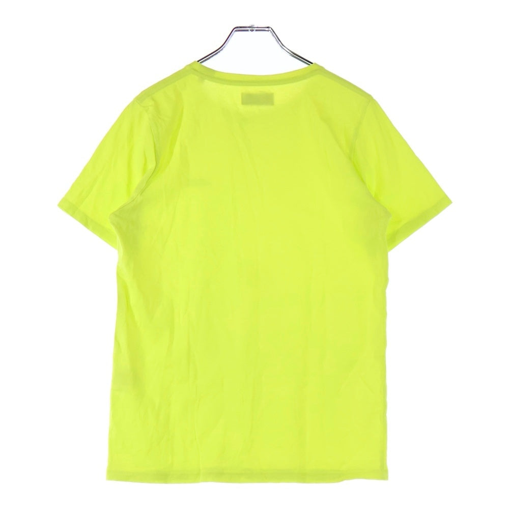 SATURDAYS SURF NYC(サタデイズサーフエヌワイシー) フロントロゴプリント半袖Tシャツ ネオンイエロー 蛍光
