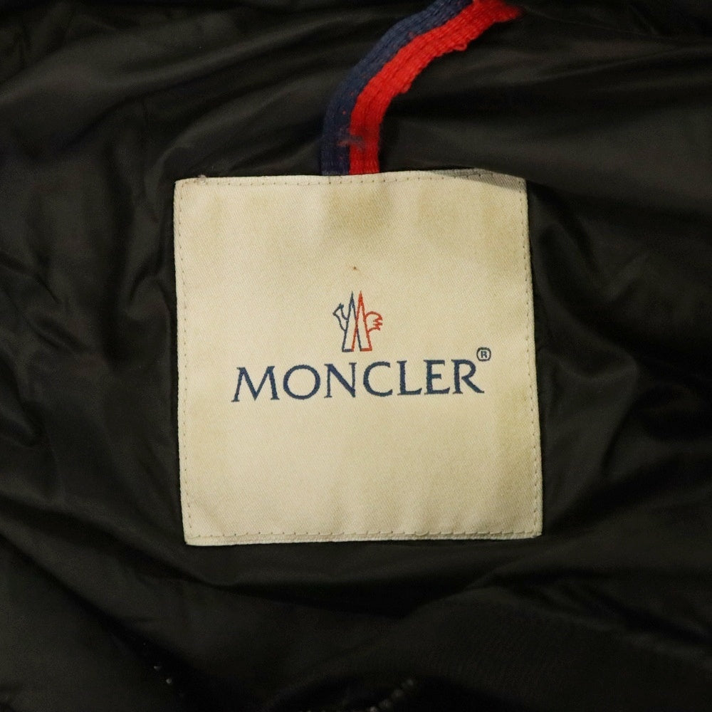 MONCLER(モンクレール) HERMIFUR エルミファー フーデッド ジップアップ ロング ダウン ジャケット コート ブラック レディース 420934995615 53048