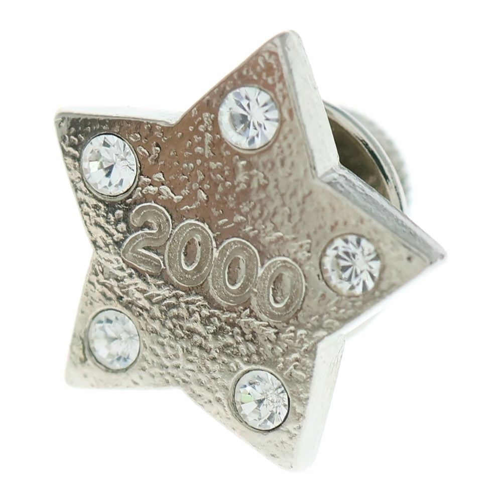 NO BRAND(ノーブランド) スターモチーフ タイピン シルバー ピンバッジ