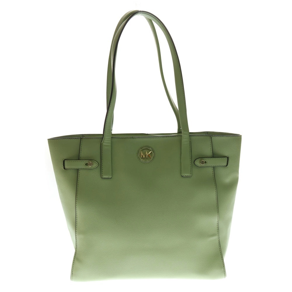 MICHAEL KORS(マイケルコース) トートバッグ ハンドバッグ レザー ライトグリーン ゴールド金具