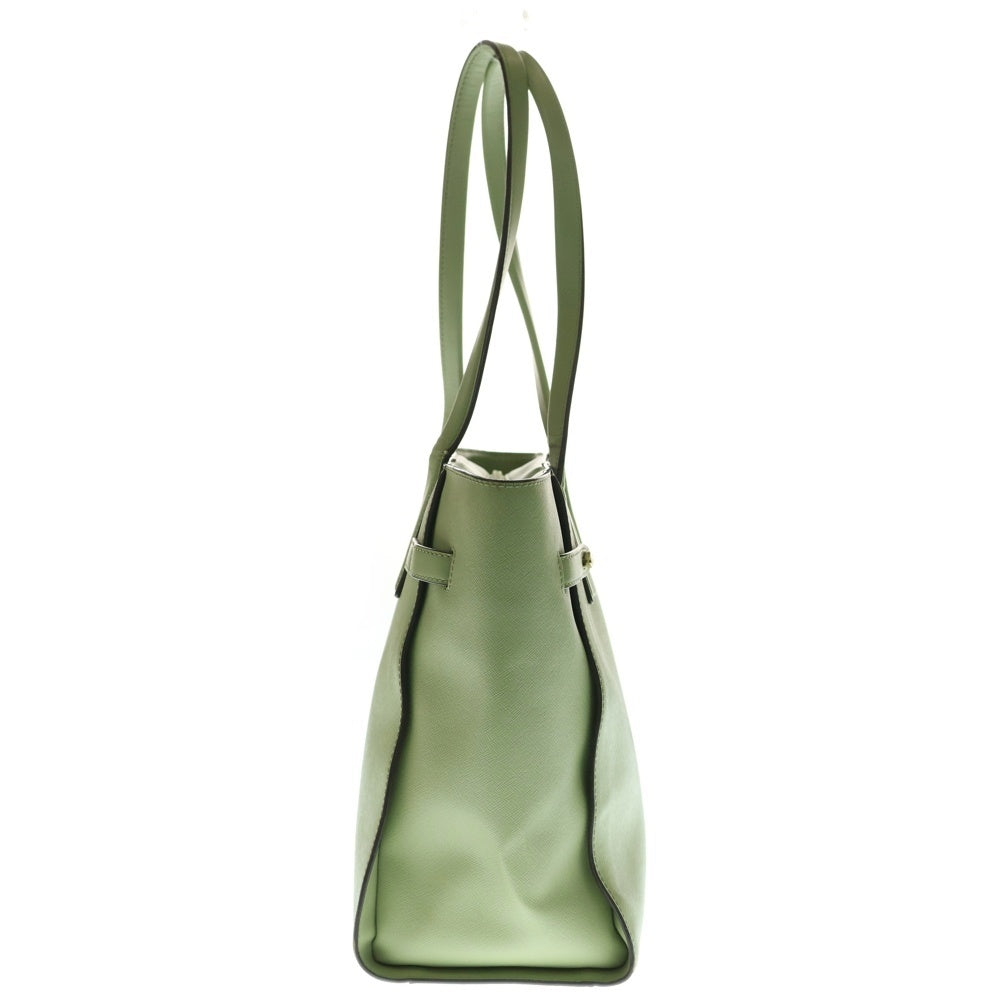 MICHAEL KORS(マイケルコース) トートバッグ ハンドバッグ レザー ライトグリーン ゴールド金具