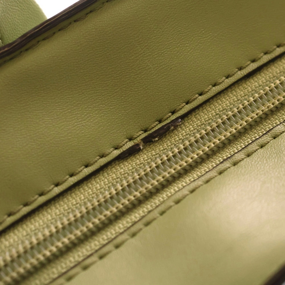 MICHAEL KORS(マイケルコース) トートバッグ ハンドバッグ レザー ライトグリーン ゴールド金具