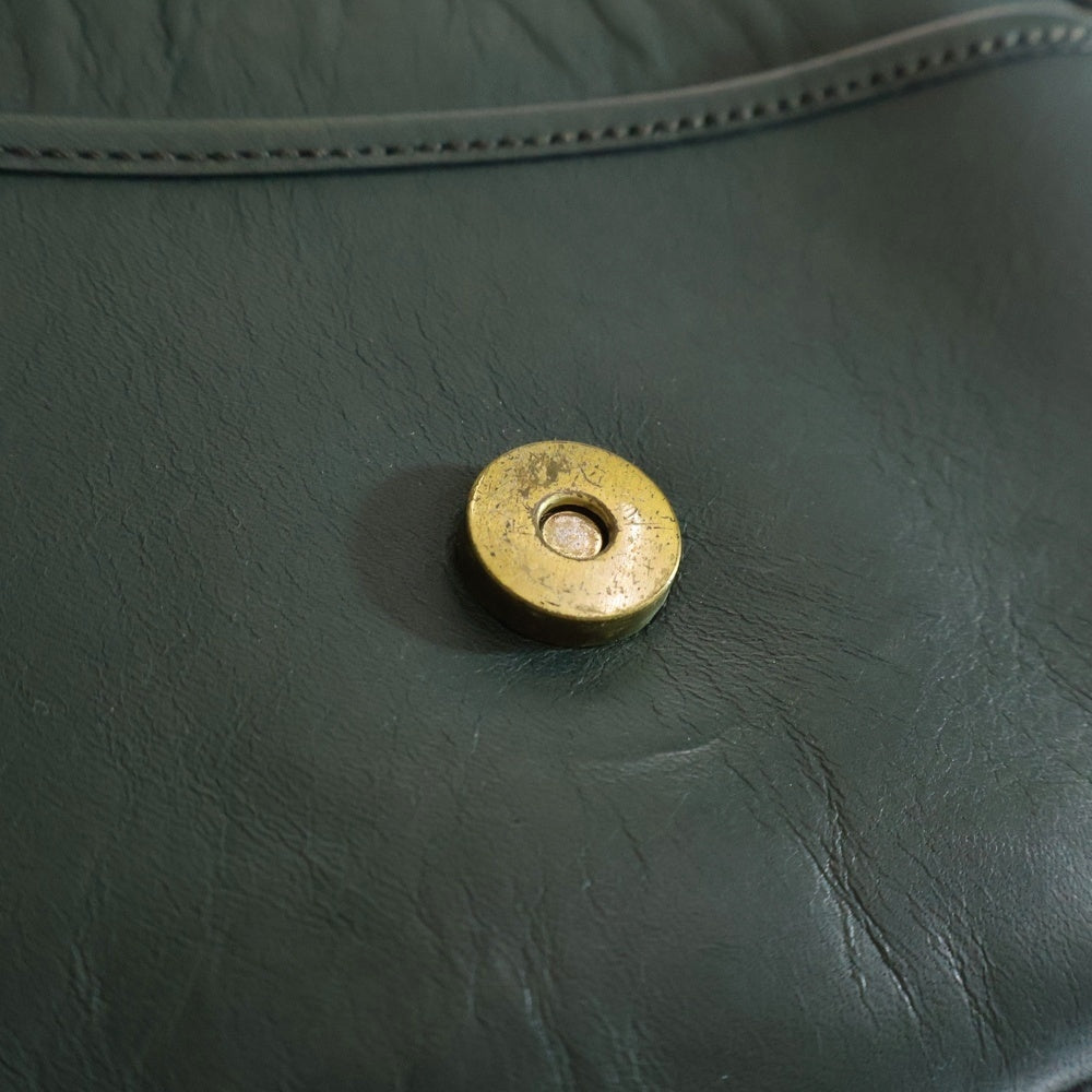 COACH(コーチ) ショルダーバッグ ショルダーポシェット ミニバッグ グリーン レザー