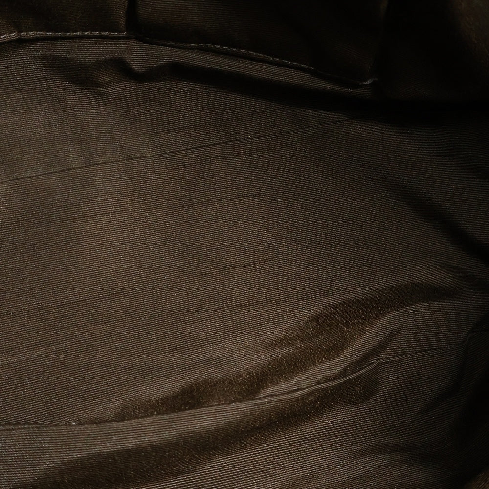 COACH(コーチ) ハンドバッグ トートバッグ ブラウン×ベージュ レザー×キャンバス シルバー金具