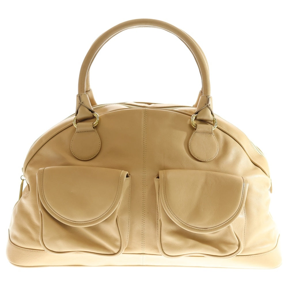 RADO(ラド―) ハンドバッグ トートバッグ ベージュ レザー ゴールド金具