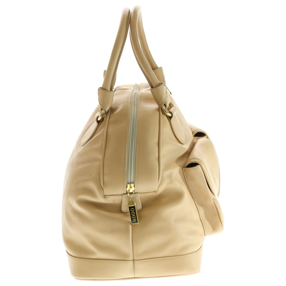 RADO(ラド―) ハンドバッグ トートバッグ ベージュ レザー ゴールド金具