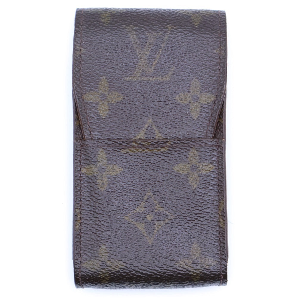 LOUIS VUITTON(ルイヴィトン) モノグラム エテュイ タバコケース 小物入れ ブラウン PVC M63024