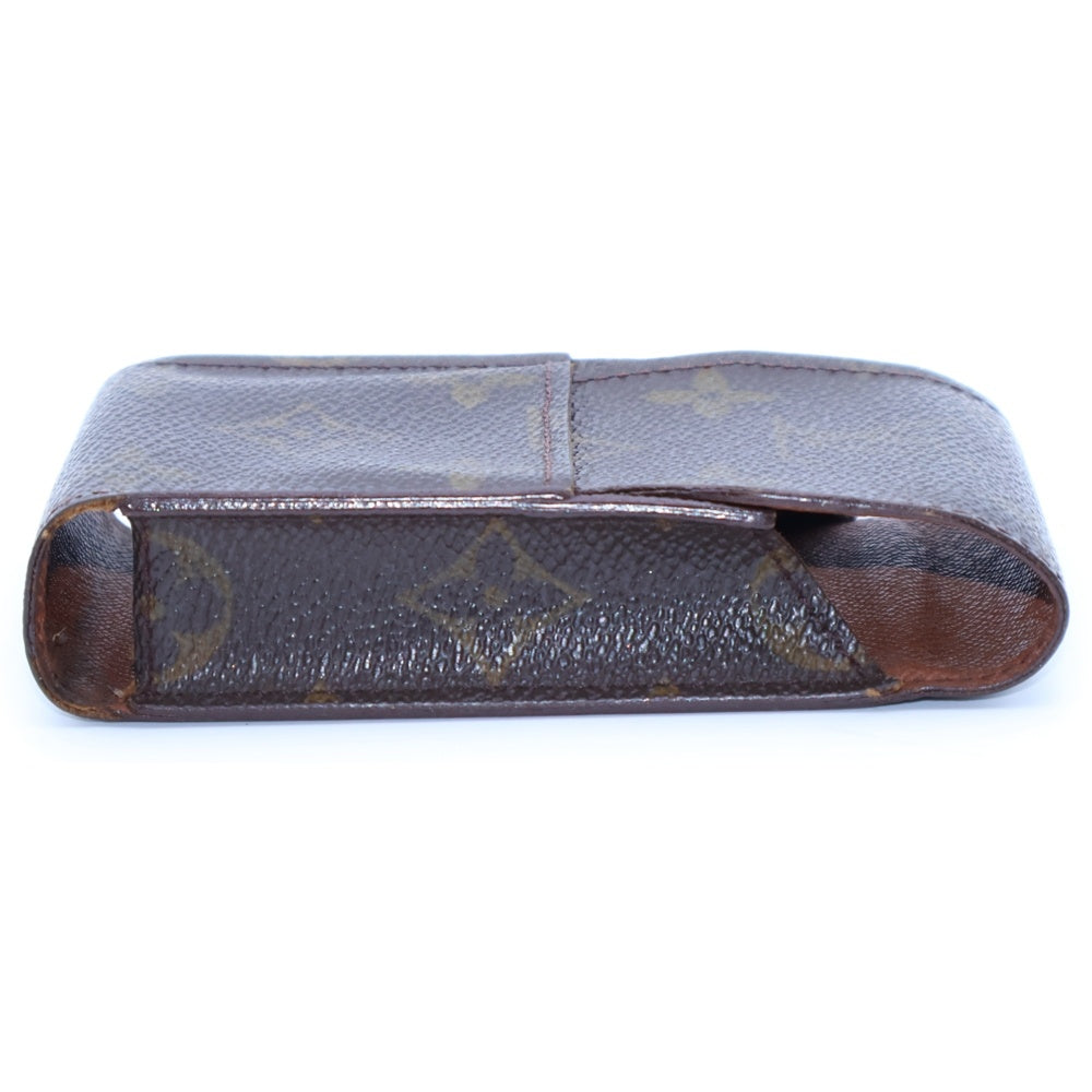 LOUIS VUITTON(ルイヴィトン) モノグラム エテュイ タバコケース 小物入れ ブラウン PVC M63024