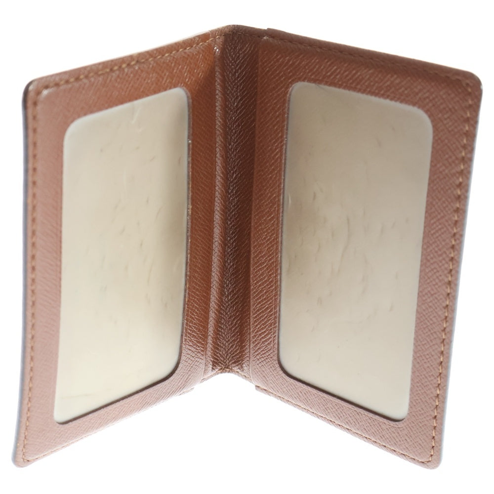 LOUIS VUITTON(ルイヴィトン) モノグラム ポルト2カルト・ヴェルティカル カードケース 名刺入れ ブラウン PVC M60533 CA0042