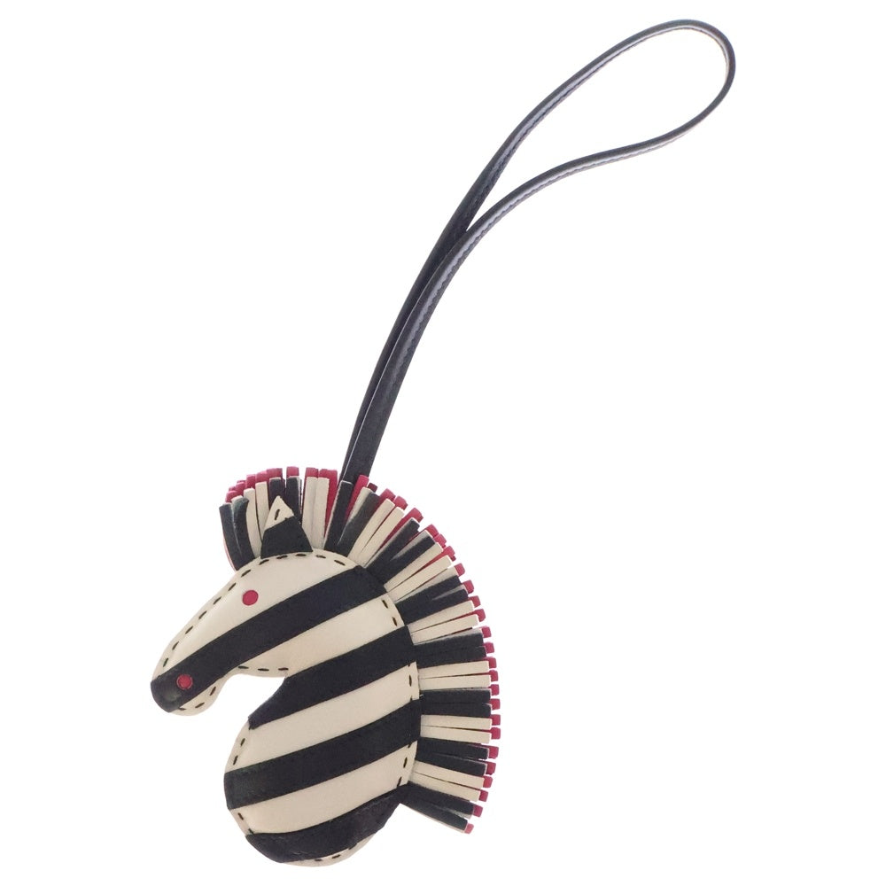 HERMES(エルメス) ジージーサバンナ チャーム クレ×ブラック×ローズメキシコ アニョーミロ Z刻印