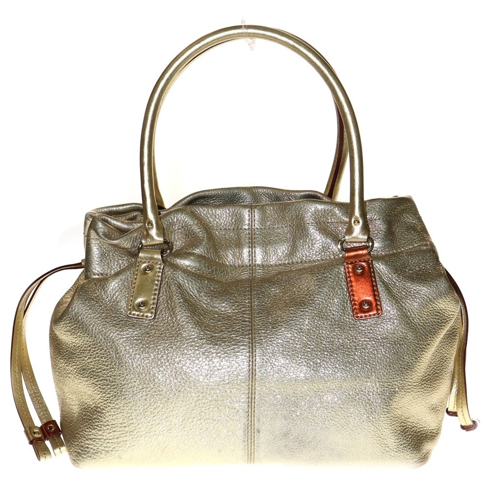 Kate Spade(ケイトスペード) レザーハンドバッグ ボストンバッグ ゴールド金具 ゴールド