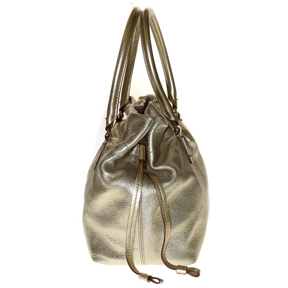 Kate Spade(ケイトスペード) レザーハンドバッグ ボストンバッグ ゴールド金具 ゴールド